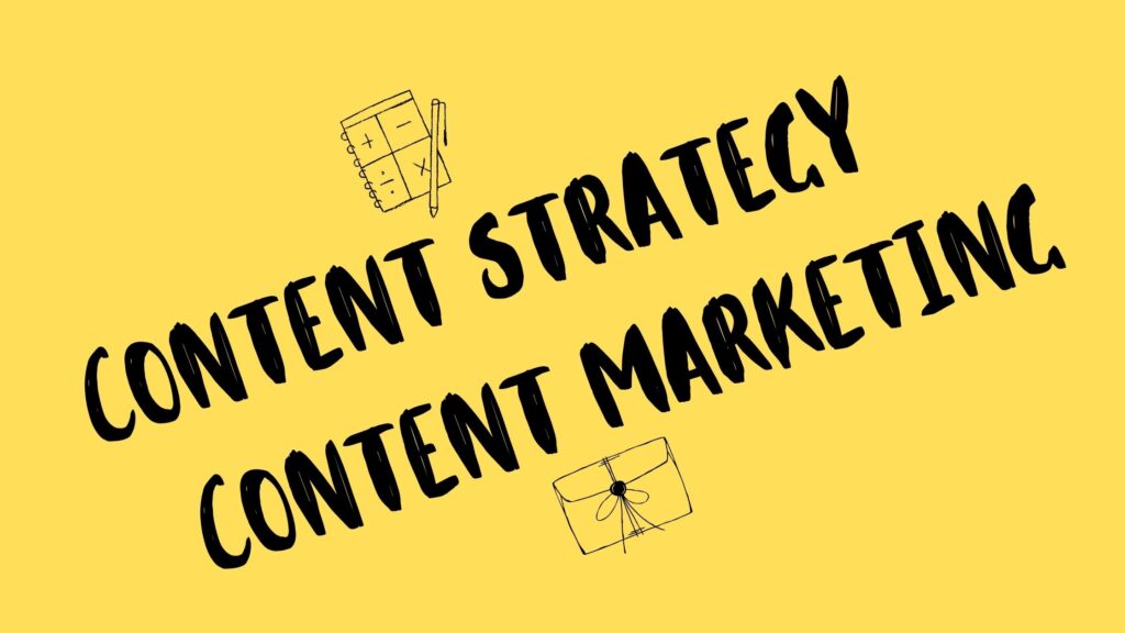 content strategy vs content marketing