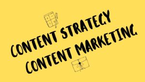 content strategy vs content marketing